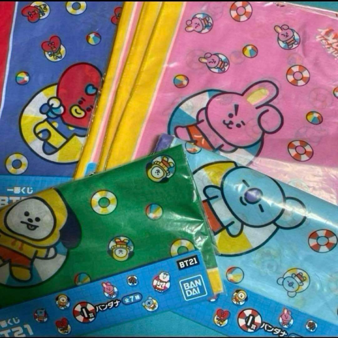 BT21 ブックマーク　バンダナ　セット
