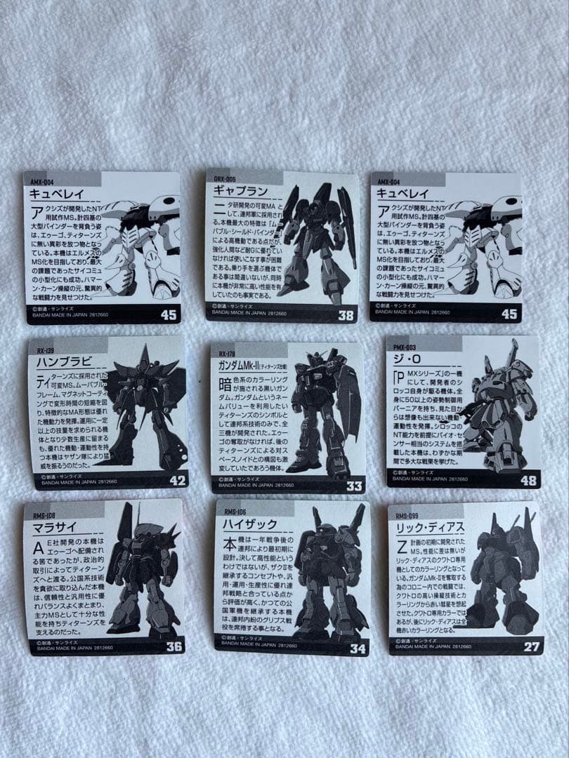 ガンダムポテコ シール ステッカー 10枚(1枚アタリ)