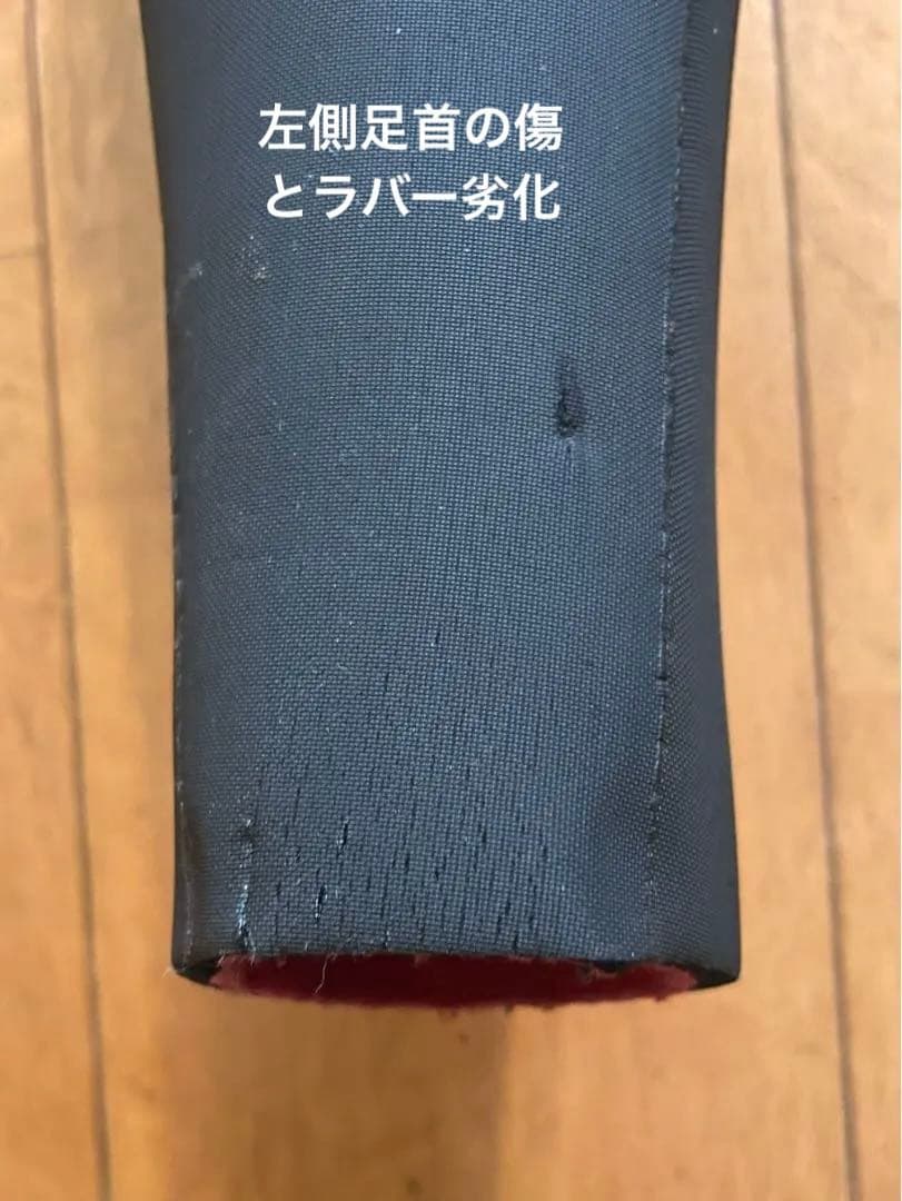 AXXE CLASSIC 5x3mmセミドライ ウエットスーツ BACK ZIP