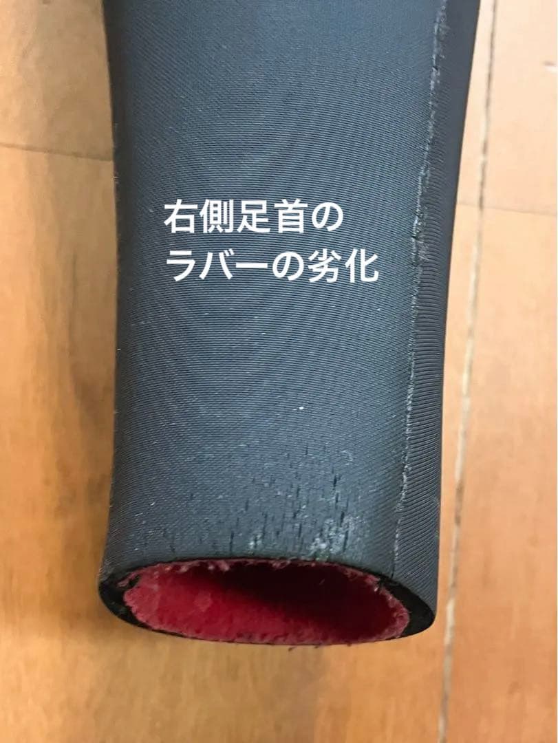 AXXE CLASSIC 5x3mmセミドライ ウエットスーツ BACK ZIP