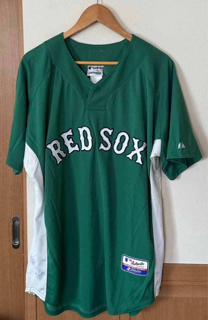 希少　美品　MLB 松坂大輔　レッドソックス　オーセンティック　激レアグリーン