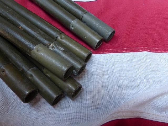 1945” 米軍実物 WWII　テントポール　8本セット 軍幕 241