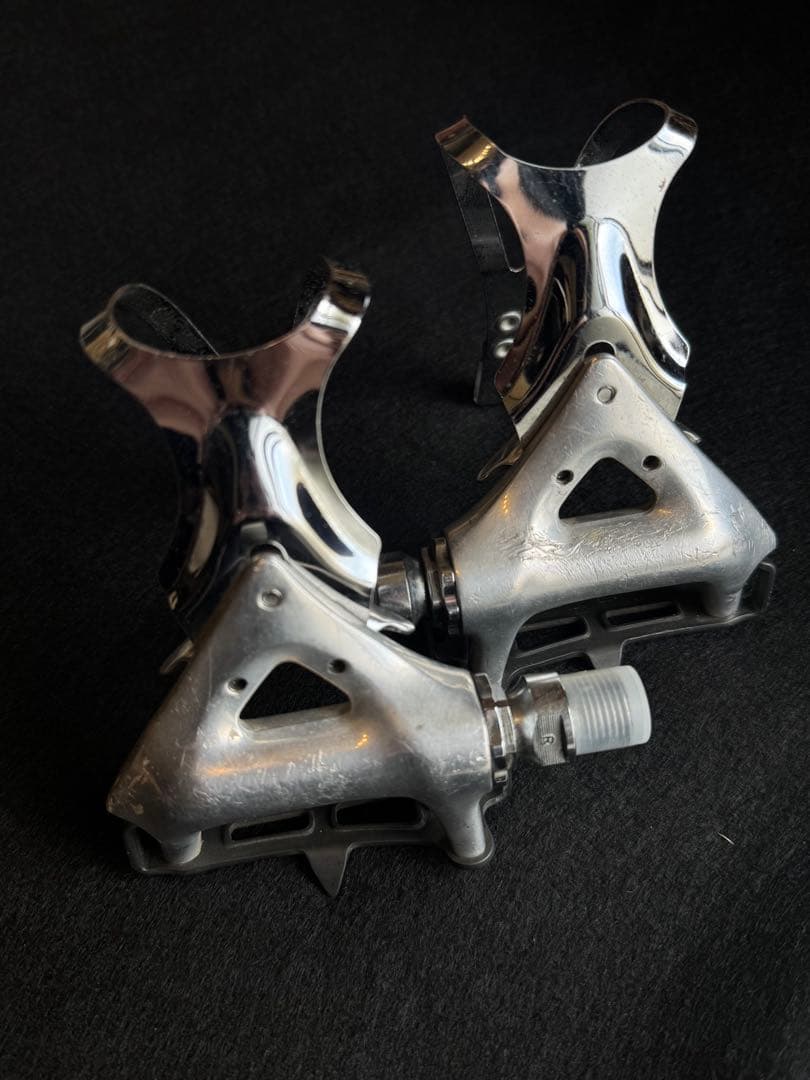 DURA-ACE PD7400 エアロペダル ヴィンテージ トゥークリップ付き