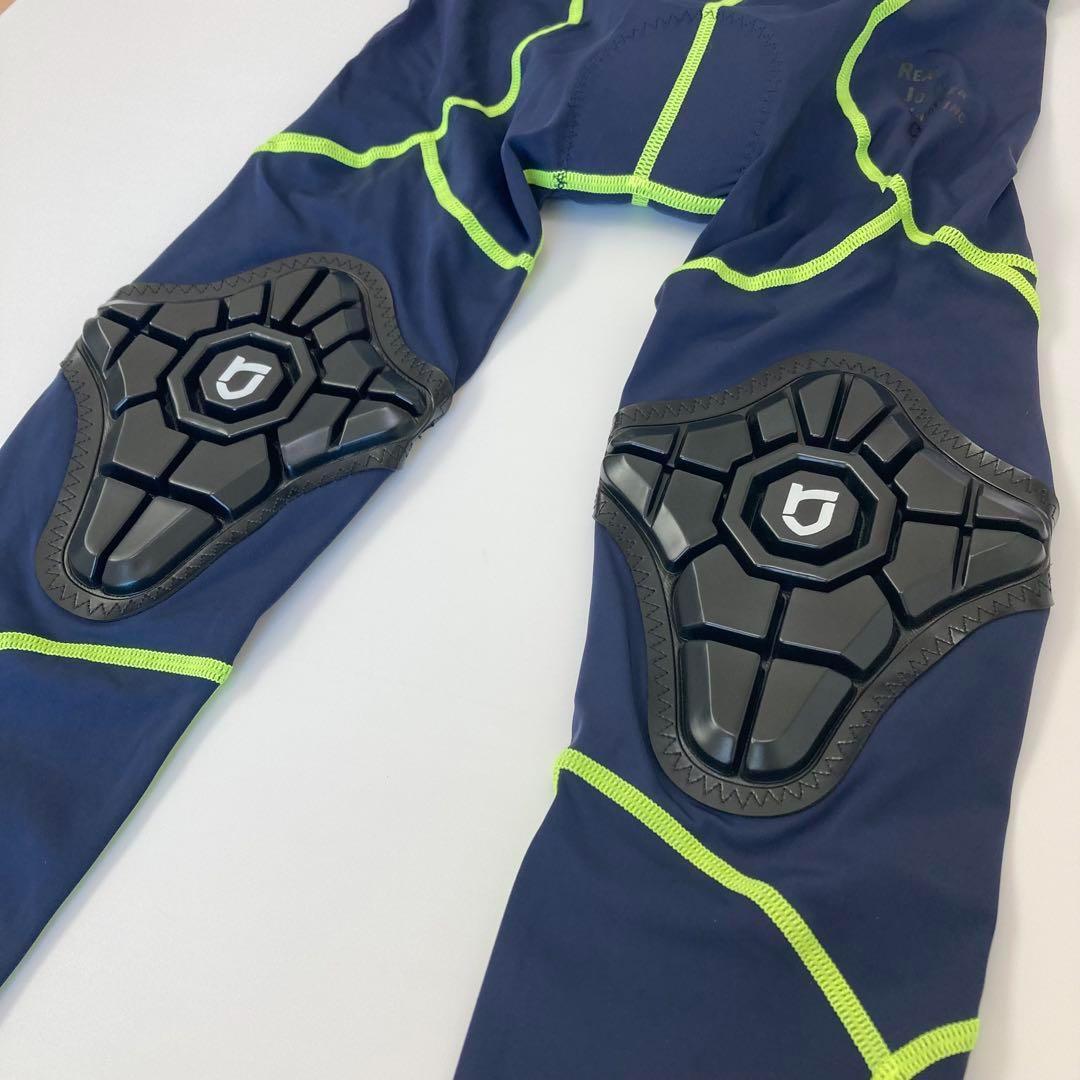 【新品】サイクルパンツ ２XL ネイビー×グリーン ランバイク ストライダー