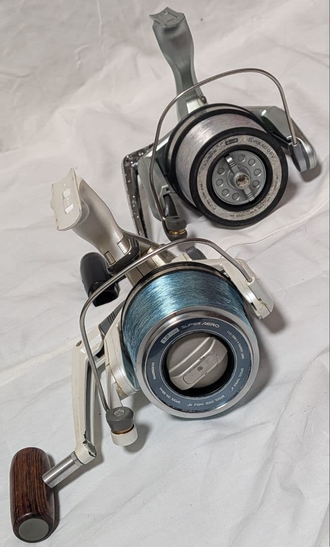 シマノスーパーエアロ7000&スーパーエアロFV投げ釣り専用リールまとめて2台