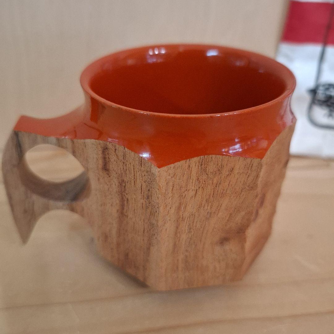 ジンカップ　赤漆 Urushi KIKISA Jincup M 袋付き②