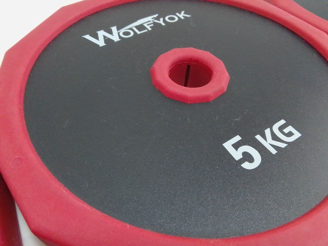 WOLFYOK 5kg×4 20kg ウルフヨック ダンベル プレート スチール