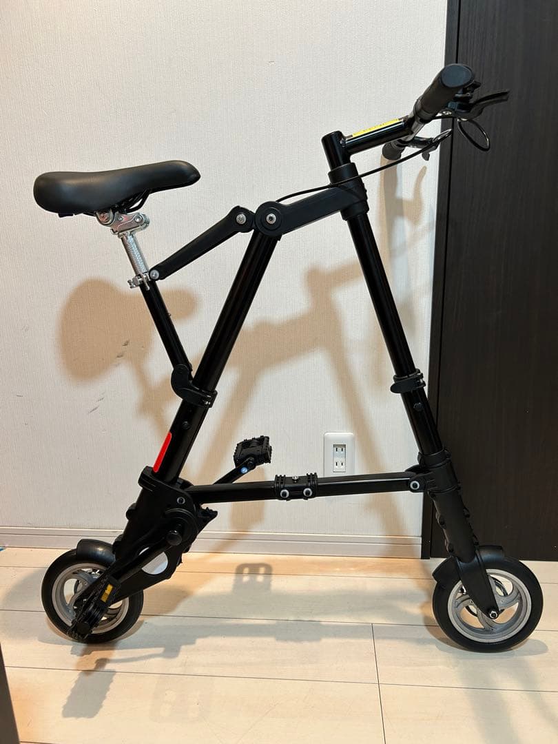 限定タイムセール【新品】超軽量！超簡単！折りたたみ自転車 ブラック ミニベロ