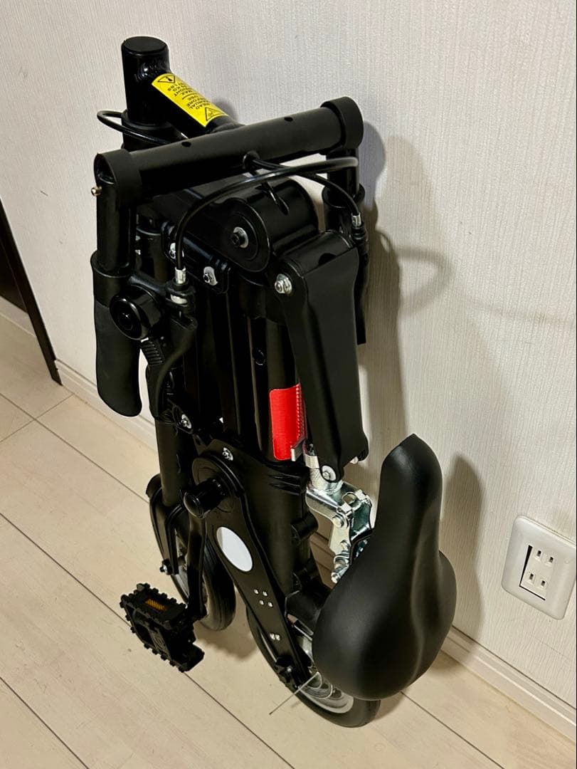 限定タイムセール【新品】超軽量！超簡単！折りたたみ自転車 ブラック ミニベロ