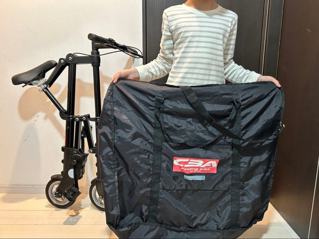 限定タイムセール【新品】超軽量！超簡単！折りたたみ自転車 ブラック ミニベロ