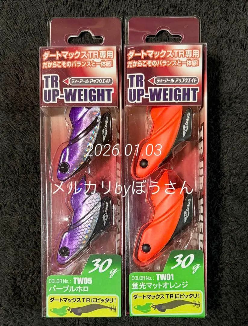 エギリー　ダートマックスTR 専用アップウェイト　30g 2色セット　新品未使用