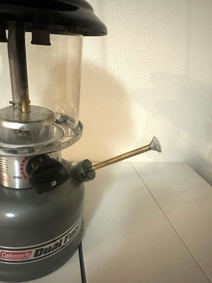 【完品・美品】Coleman Dual Fuelランタン1993年説明書備品付き