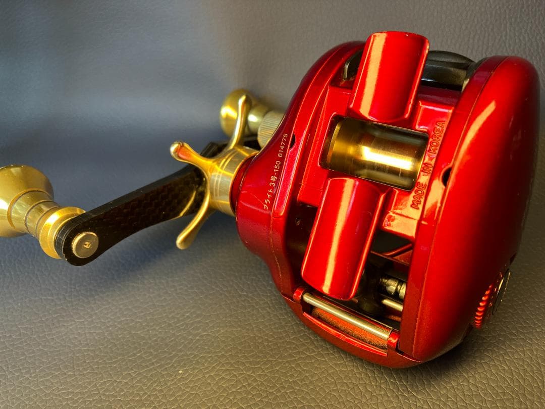 Daiwa ベイトリール Lasheed 150L SF 早技 カスタムハンドル