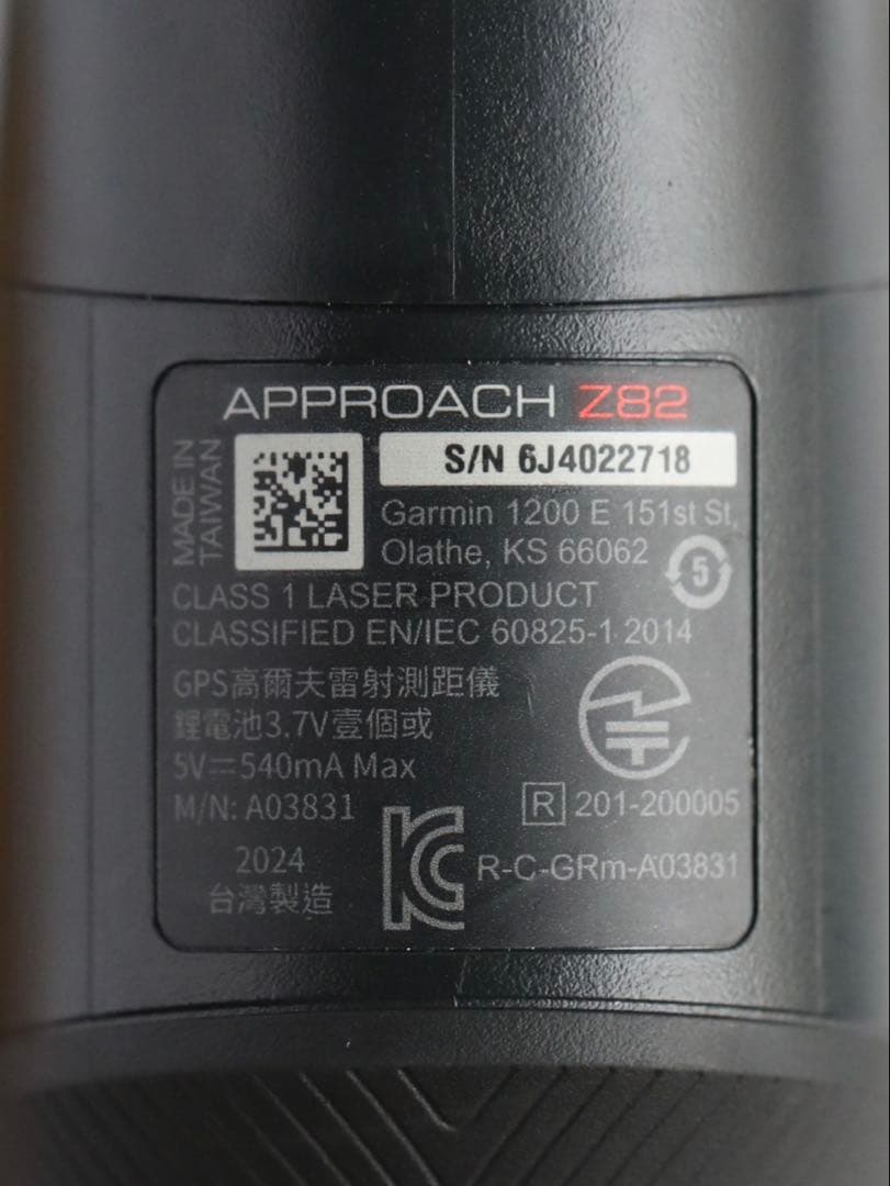 【美品・動作確認済】Garmin Approach Z82 レーザー距離計