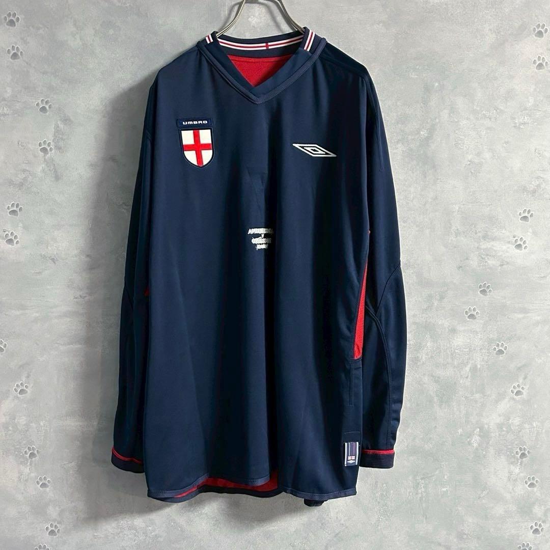 正規品 2002イングランド代表 アルゼンチン戦マッチデイ ベッカム アンブロ