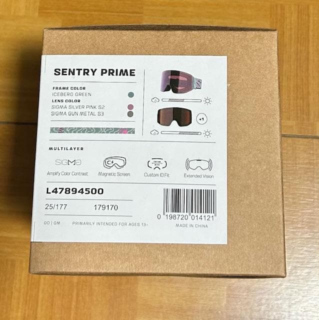 サロモンSENTRY PRIME ICEBERG人気カラーハイコンスペアケース付