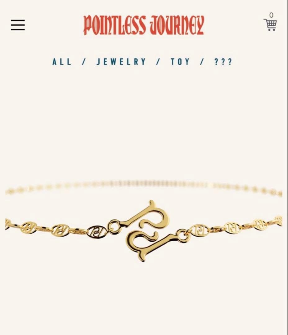 pointless journey CHAIN NECKLACE GOLD 新品