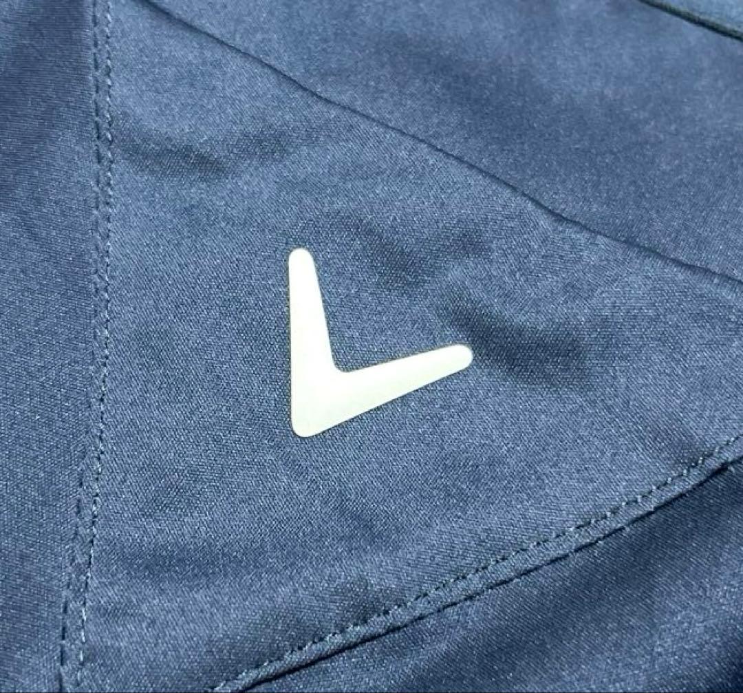 美品★Callaway Golf★長袖フルジップブルゾン大きいサイズメンズ3L紺