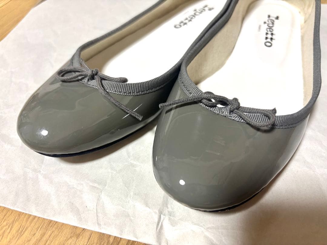 Repetto グレー バレエシューズ　レペット　サンドリオン