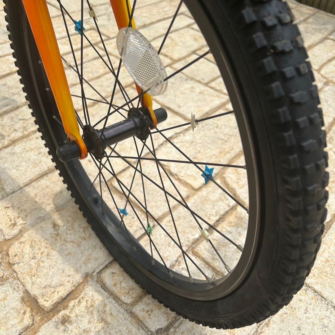 直接取引　ヨツバサイクル ジュニア自転車 水色　22インチ　廃盤