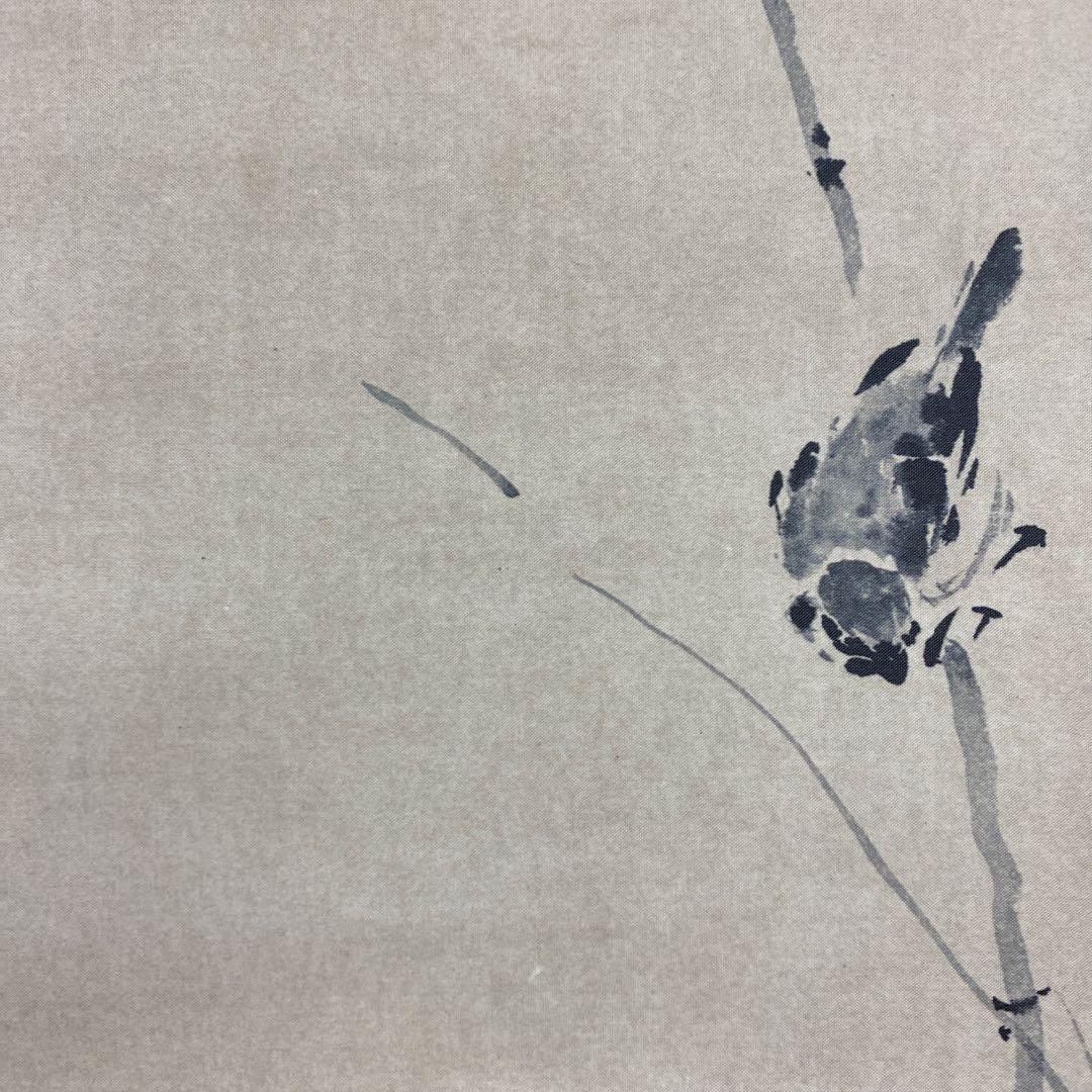 美品 掛け軸 宮本武蔵筆 名品選「布袋竹雀枯木翡翠図」3本セット 名画 水墨画
