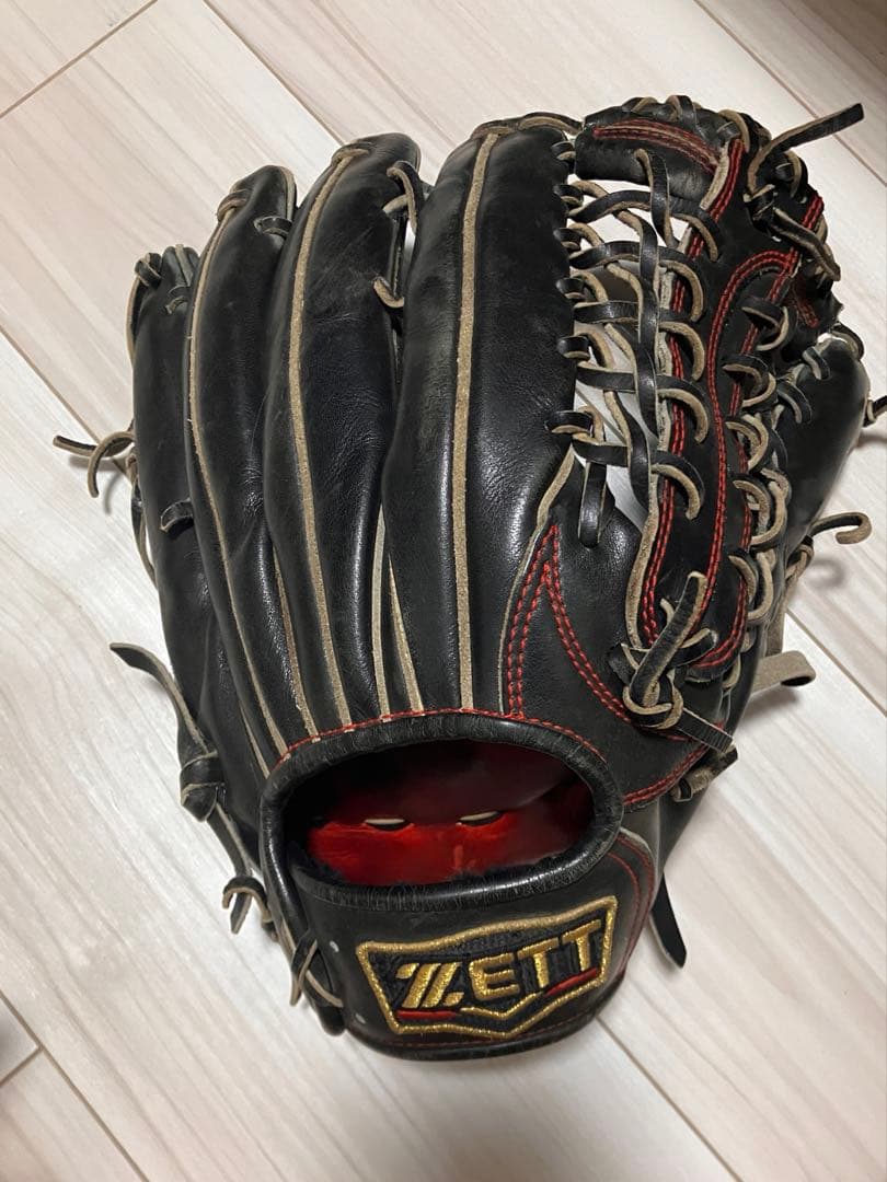 【値段相談可】ZETT プロステイタス 硬式野球グローブ　外野手用　限定カラー