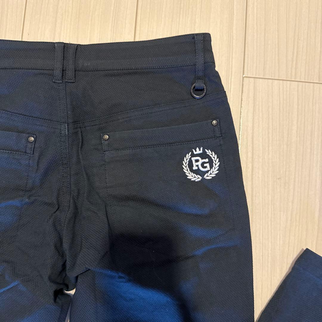 パーリーゲイツ　パンツ　チャコールグレー　S〜M相当　グレー　3 コットン素材