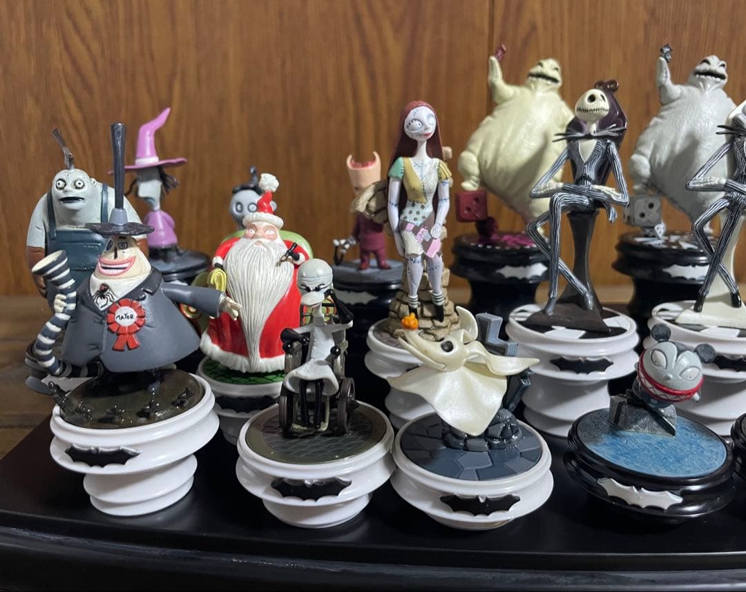 【レア】ナイトメアービフォアクリスマス チェスフィギュア　24体コンプリート