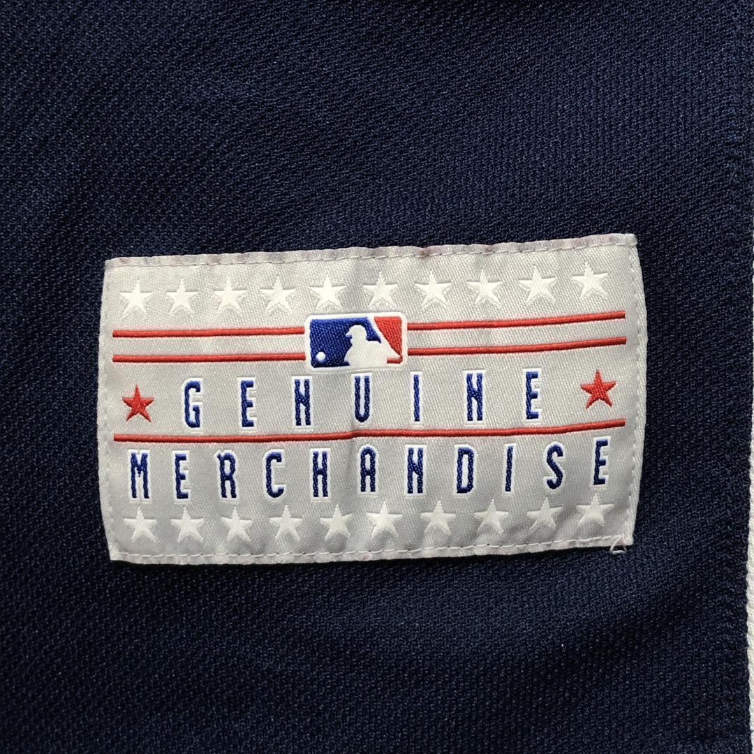 MLBブルワーズ ユニフォーム ゲームシャツ 両面刺繍ロゴ 2XL 90s