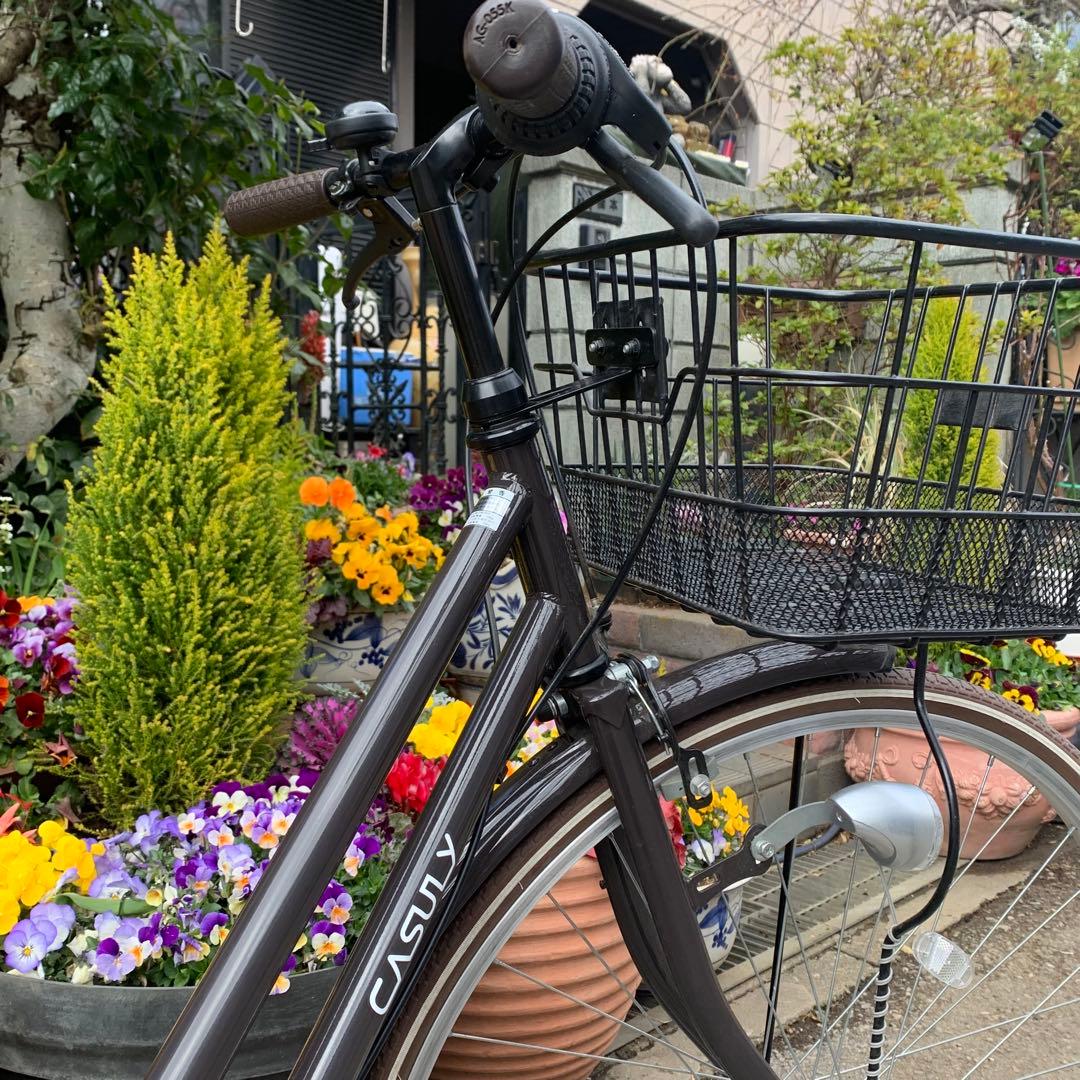 美品　■自転車　カジュリー27インチ 6段変速 オートライト アサヒ■