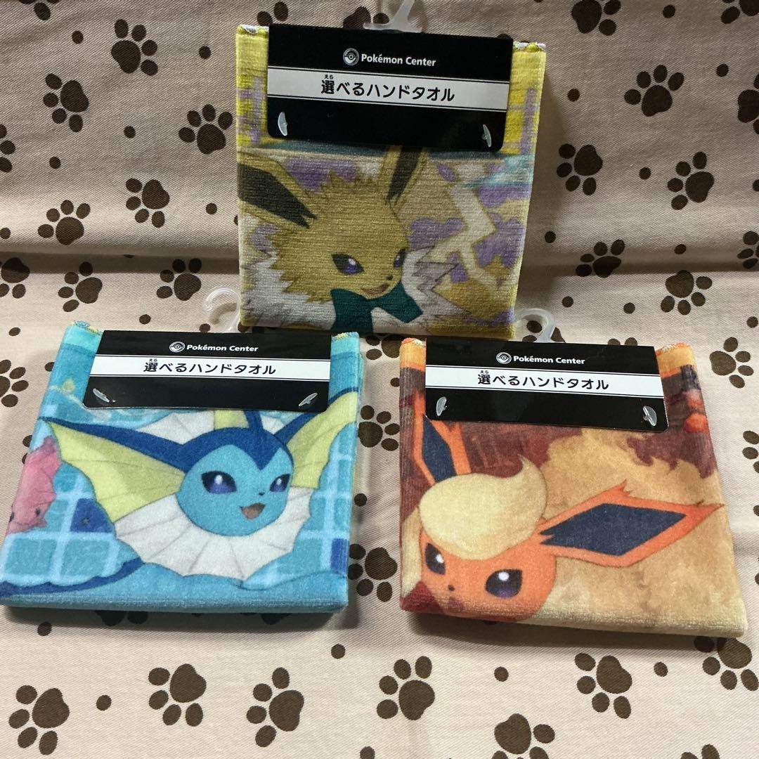 値下げ⭕️ イーブイコレクション　ハンドタオル　9種セット