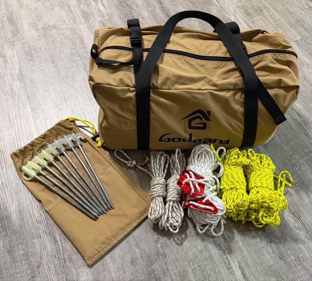 【美品】LOGOS LAND Tepee 350 + Tepee マット＆シート