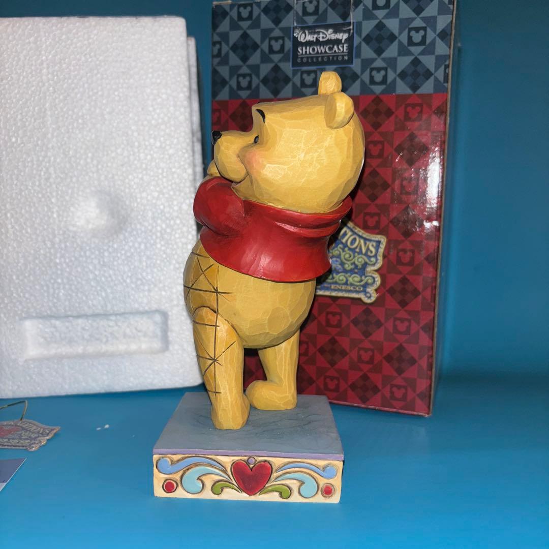 【箱あり】友情の花束 くまのプーさん 置物 Disney Traditions