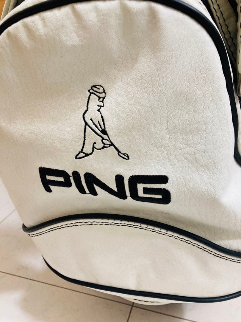 PING キャディバッグ ホワイト