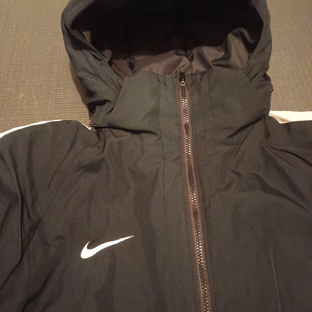 【yo--】かっこいい！【キッズM】Nike フード付きハーフベンチコート
