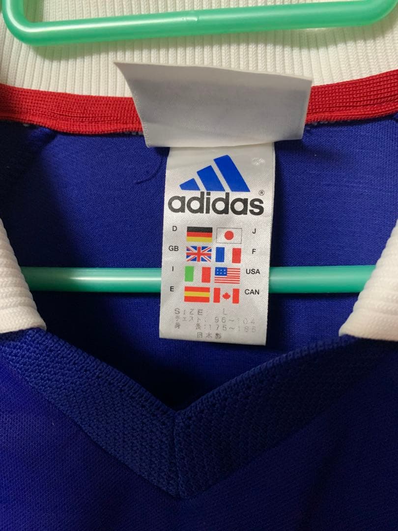 三浦知良選手99-00 日本代表 adidasオフィシャルユニフォームアディダス