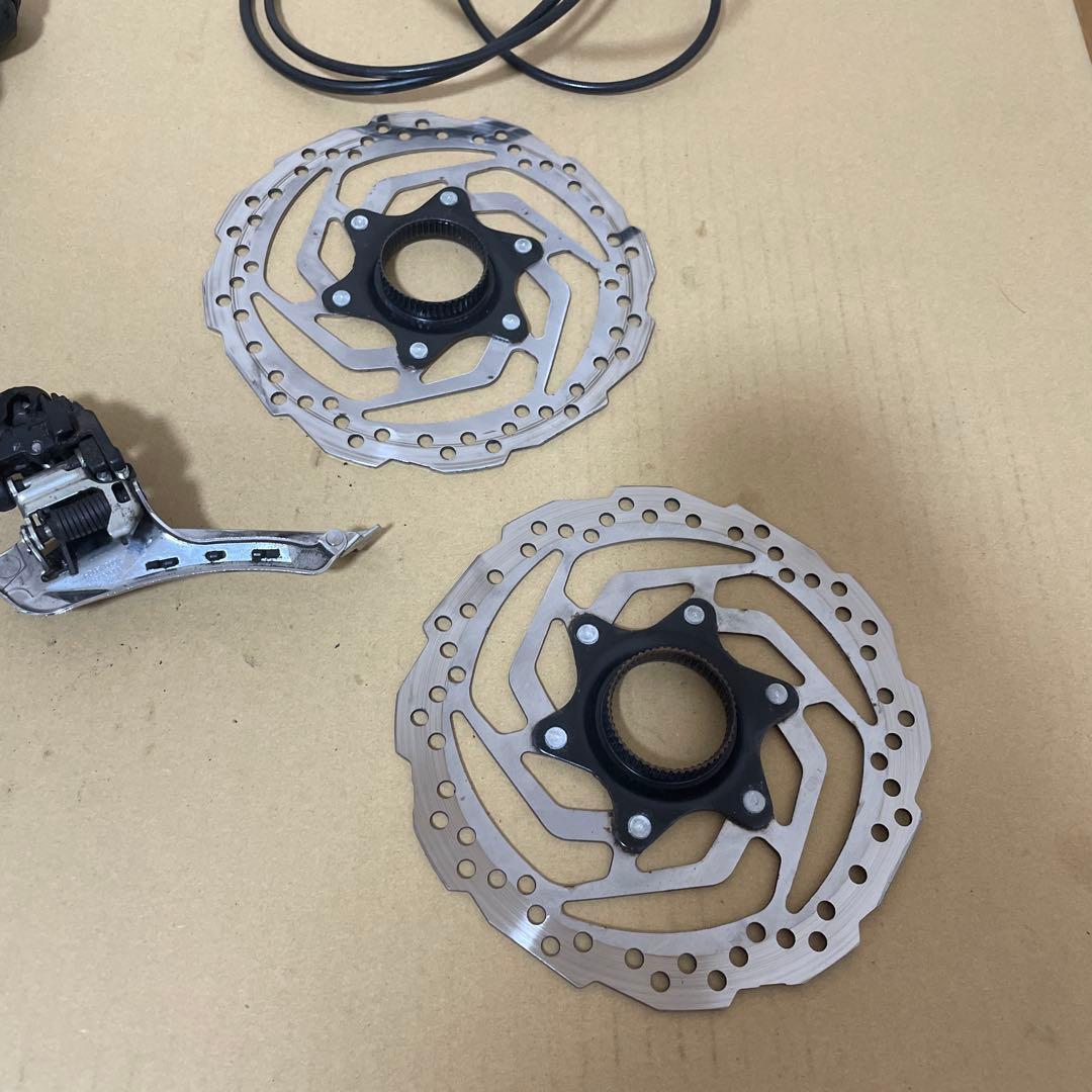 Shimano 105 ドライブトレインパーツセット　コンポ 状態悪い