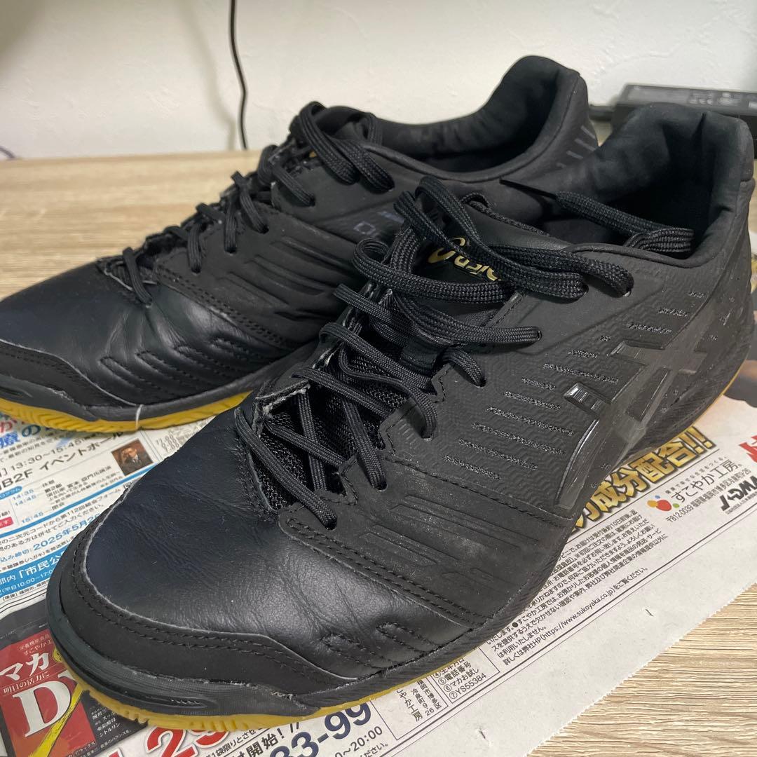 ASICS フットサルシューズ ブラック　デスタッキ　25cm