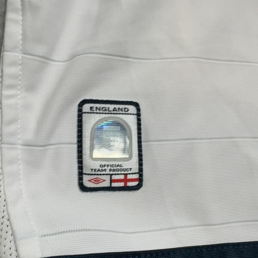 鰻*重様 UMBRO イングランド代表 ユニフォーム ベッカム #7 L ゲーム