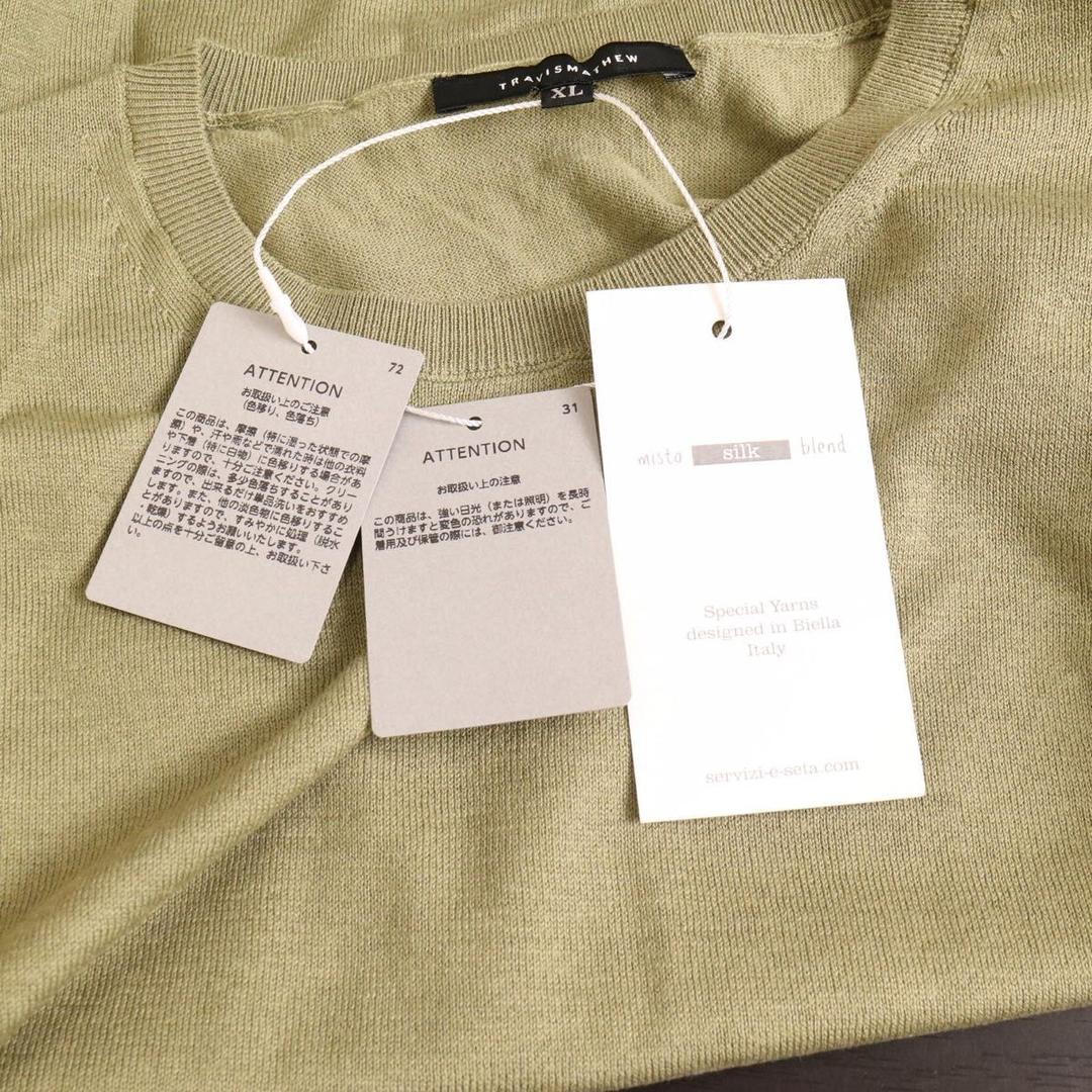 【新品、未使用】トラビスマシュー　ニットTシャツ　 メンズ　サイズ：2XL