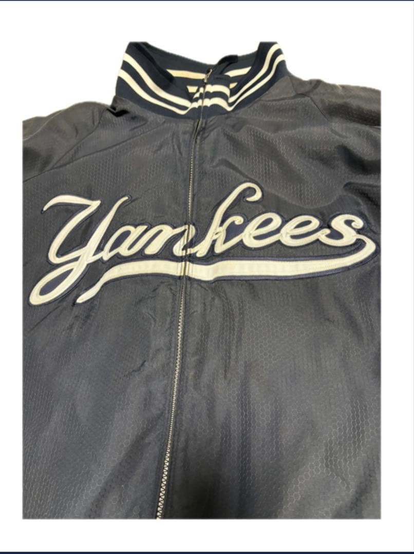 New York Yankees ジャケット ネイビーXXL