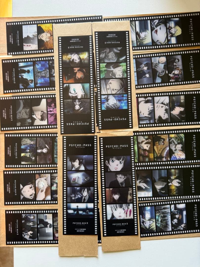 PSYCHO-PASS サイコパス FC限定特典フィルム風クリアしおり全16枚