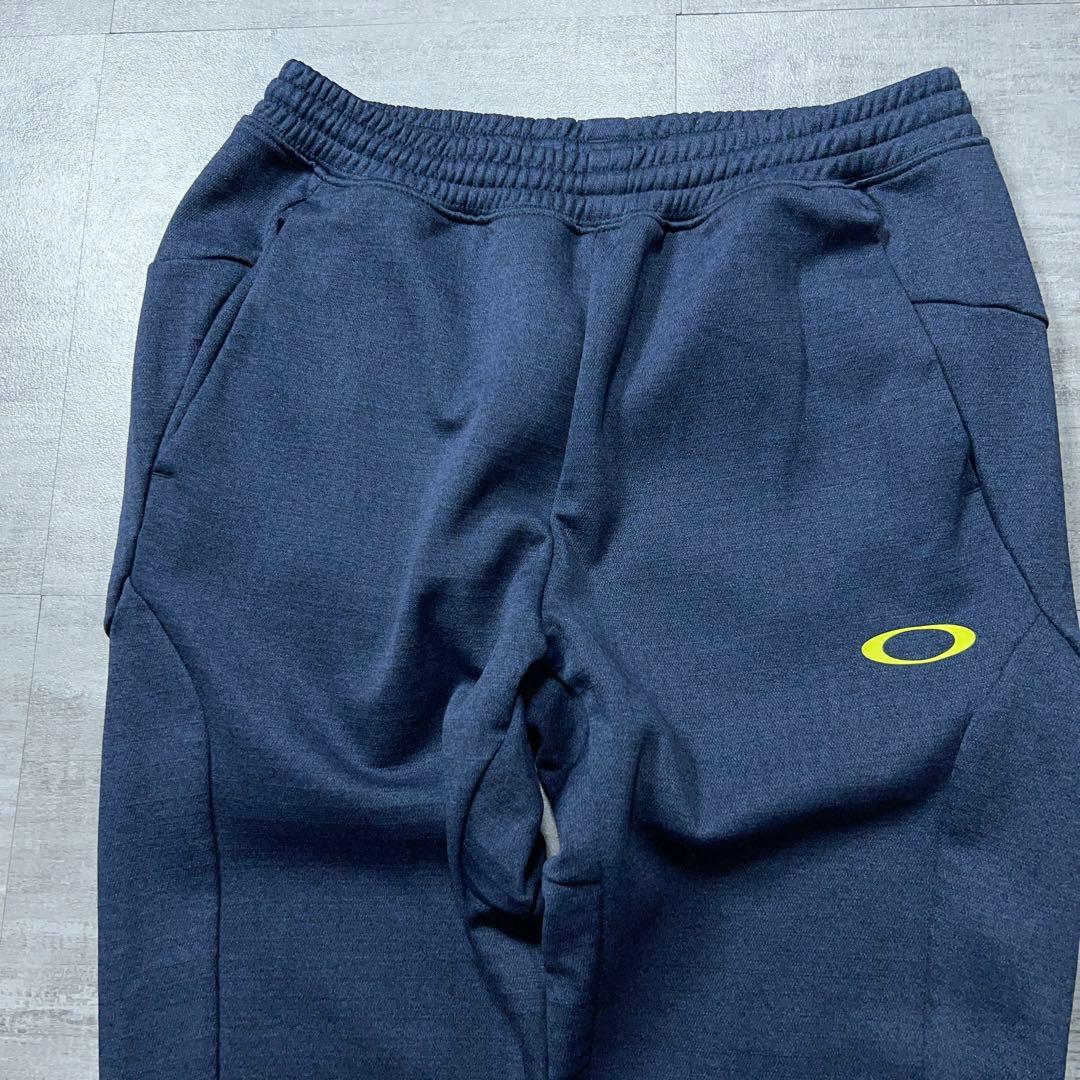 美品 OAKLEY オークリー ジャージ セットアップ 上下 ロゴ ネイビー M