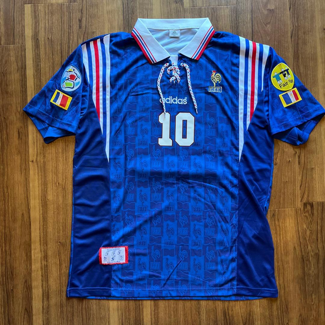 ウェア #10 ZIDANE France 1996 Soccer Uniform