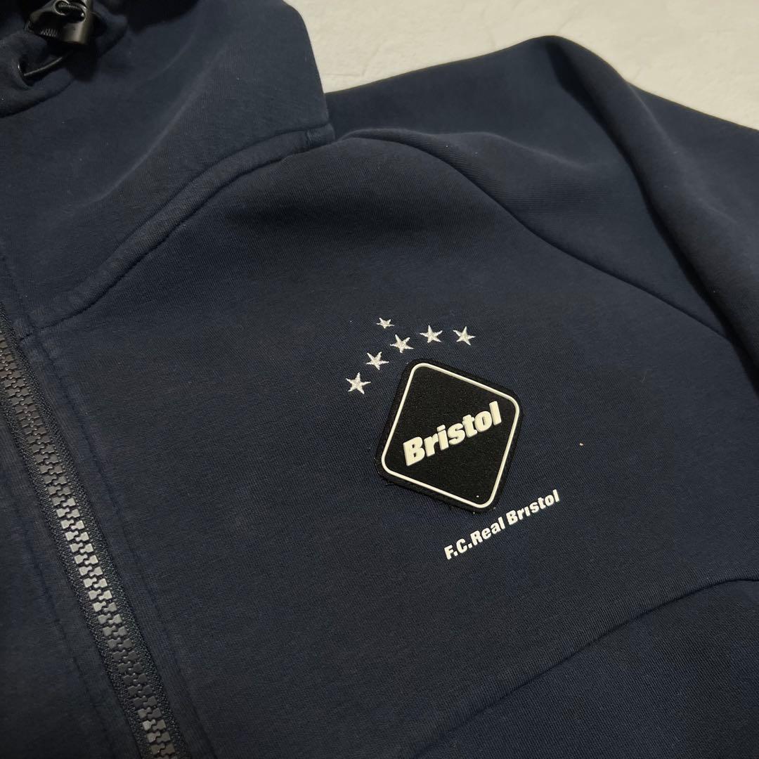 F.C.R.B. ベンチレーション パーカー L 紺 ラウンド最適