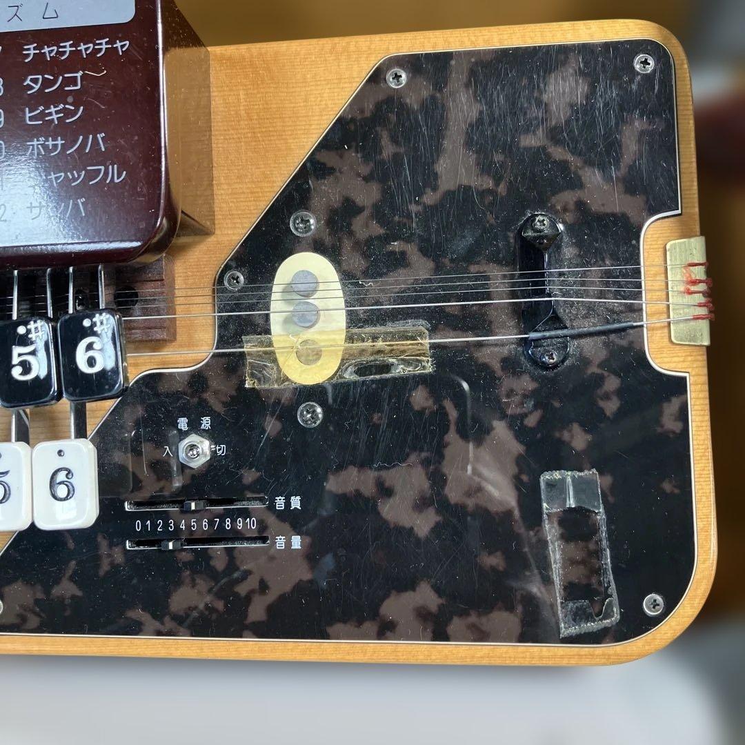 （2-91）山びこ 大正琴 5弦 ケース付き
