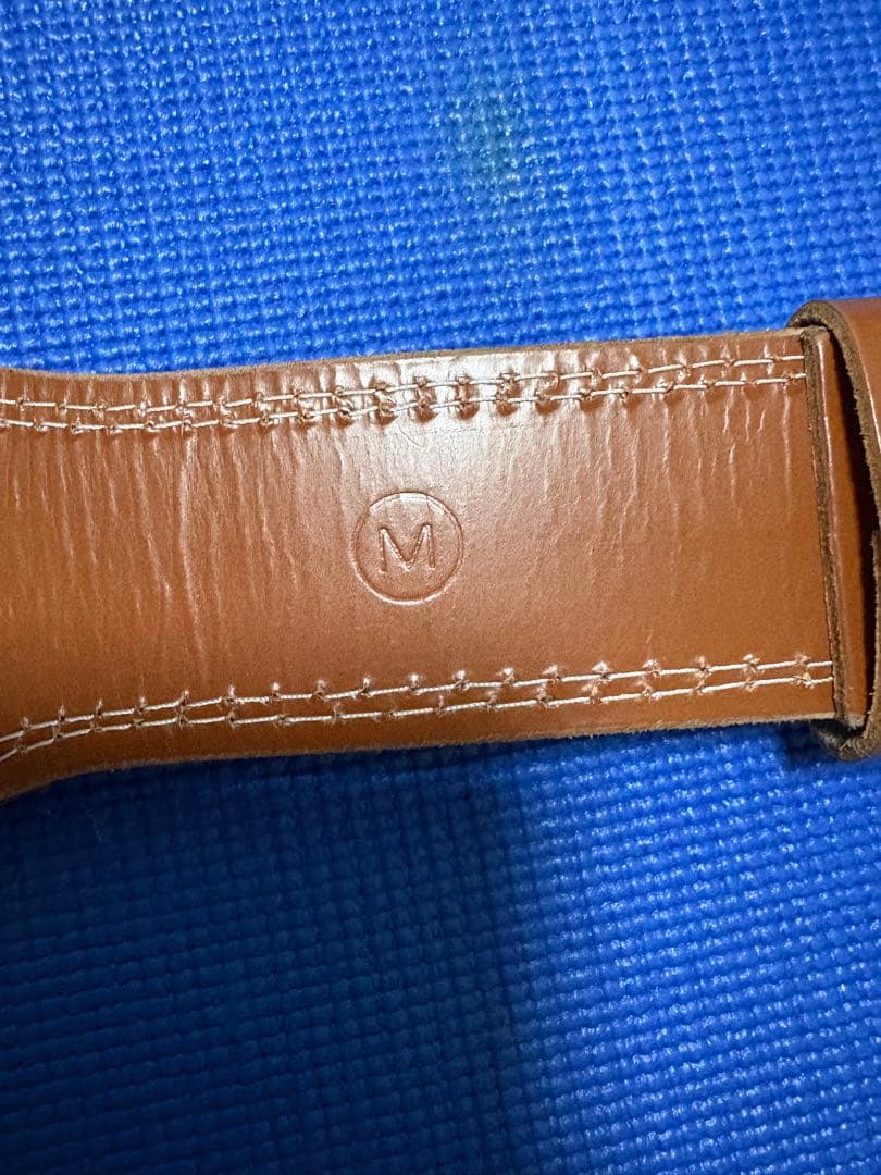 ゴールドジム　プロレザーベルト最上位モデルMサイズ