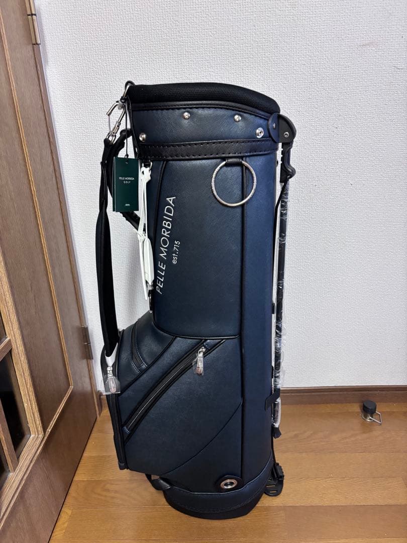 新品 高級 PELLE MORBIDA ペッレモルビダ スタンドキャディバッグ