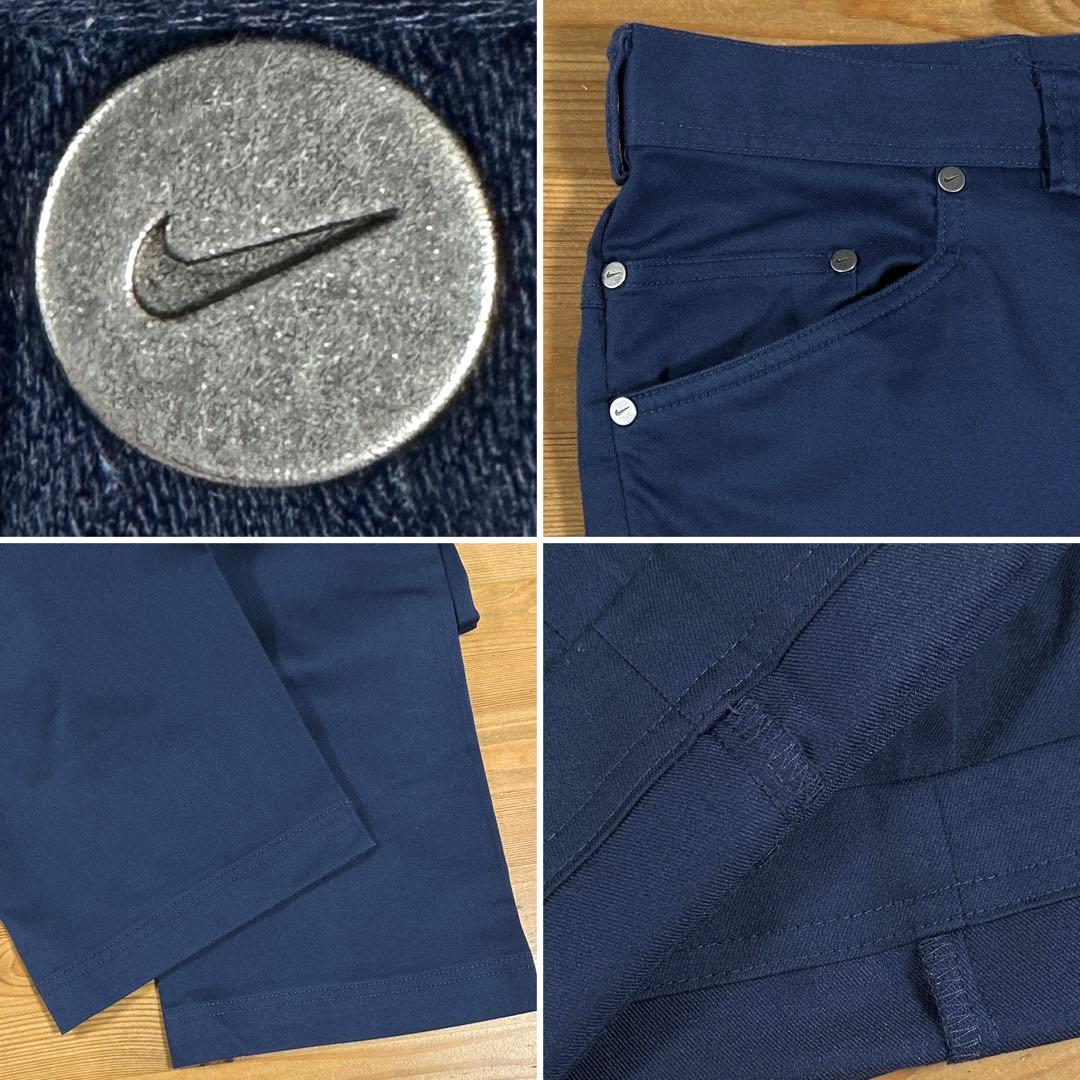 NIKE GOLF 春夏 薄手 ドライ ストレッチパンツ スウッシュロゴ刺繍