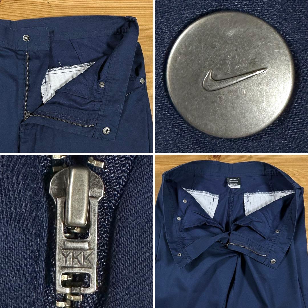NIKE GOLF 春夏 薄手 ドライ ストレッチパンツ スウッシュロゴ刺繍
